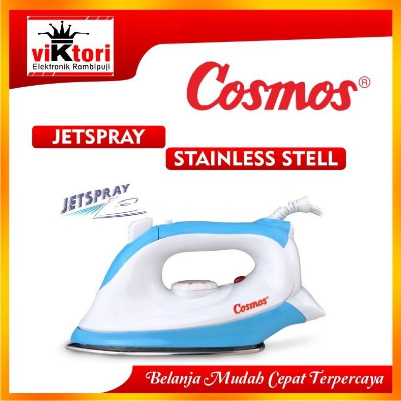 SETRIKA COSMOS CIS438 / COSMOS SETRIKA JETSPRAY CIS438 / DRY IRON / SETRIKA LISTRIK COSMOS CIS-438