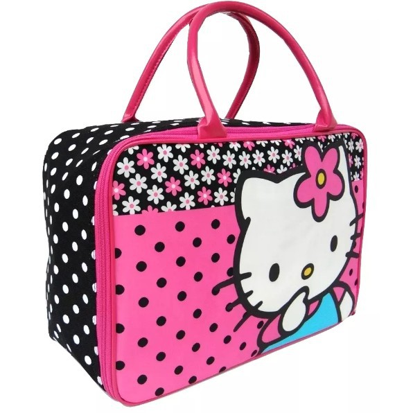 [PA] TRAVEL BAG SUPER KANVAS UKURAN BESAR (TAS KOPER JINJING/TAS RENANG) KARAKTER HELLO KITTY - TA001