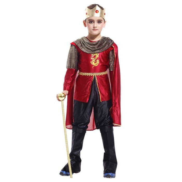 King Prince costume toddler cosplay kostum anak Raja balita halloween