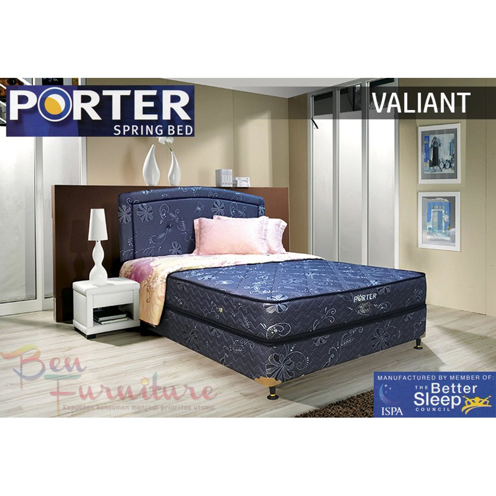 Jual Porter Spring Bed Kasur Valiant 100x200 Murah