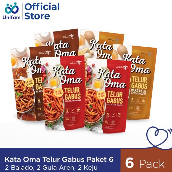 

Kata Oma Telur Gabus Paket 6