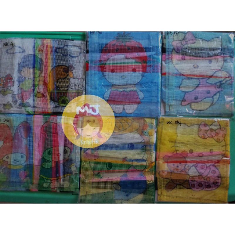 Paket kristik pemula - Benang wol - Kartun 2