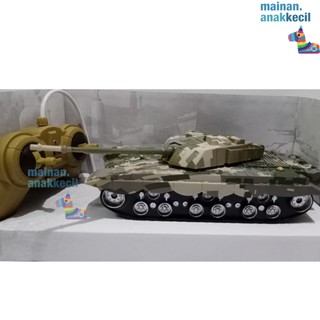 mobil remot kontrol tank baja tentara RC ARMY mainan anak