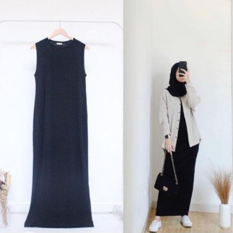 Tren Kekinian.. Dress Inner Span | baju muslim wanita atasan Outfit ngampus | baju murah wanita | fa