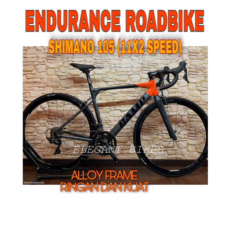ROADBIKE SEPEDA BALAP ROAD BIKE ALLOY FRAME SHIMANO 105 TIAGRA ENDURANCE RACE BICYCLE CAMP IMPALA