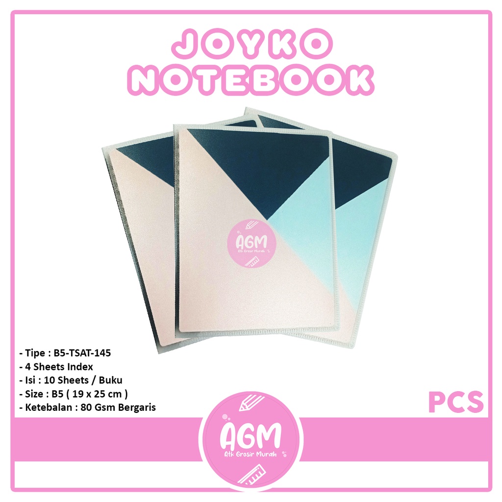 

JOYKO Binder B5 - TSAT - 145 Combinasi Warna Cover[ PCS ]