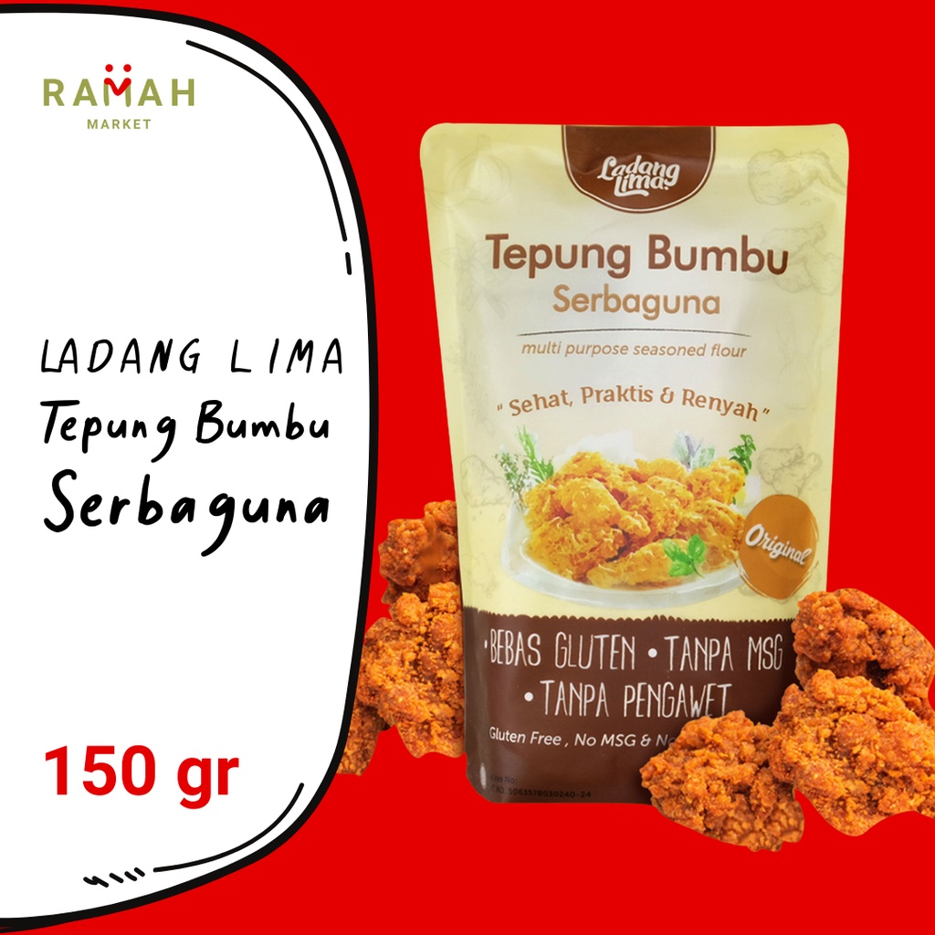 

Ladang Lima Tepung Bumbu Sehat Serbaguna 150gr