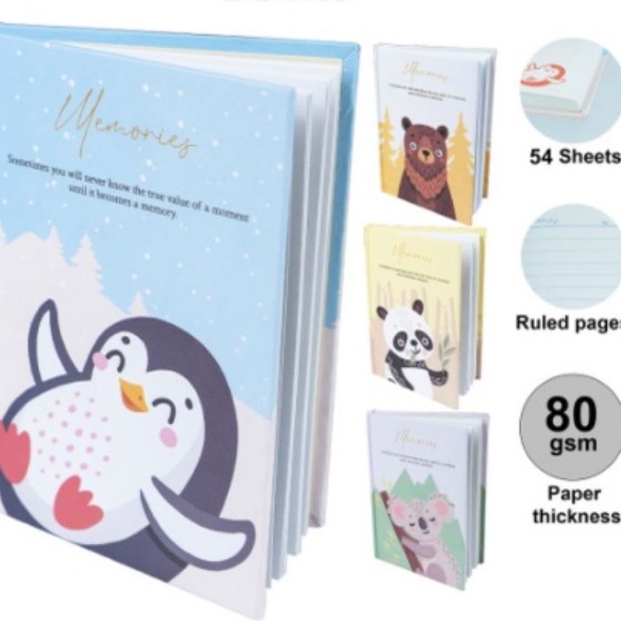 

Buku diary notebook uk tanggung