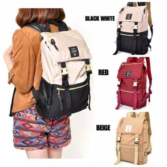 Anello Tas Ransel Buckle Nylon (ORIGINAL)