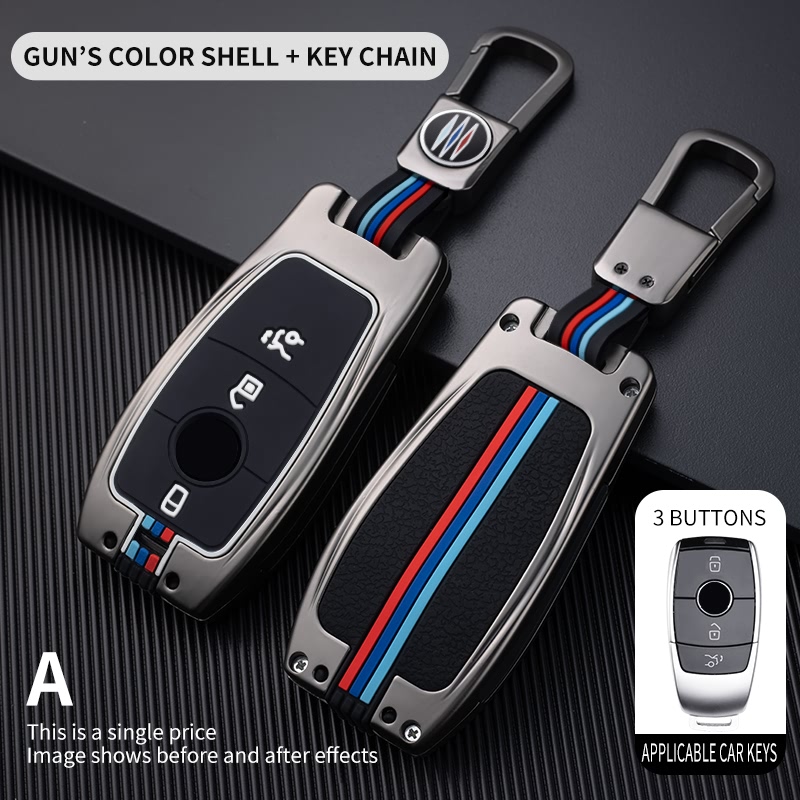 Case Kunci Mobil Bahan Zinc Alloy Untuk Mercedes Benz Gla Glc C180L Glc200 C260L C200L W203 W210 W211 W12 A / C / E / G / S Clk