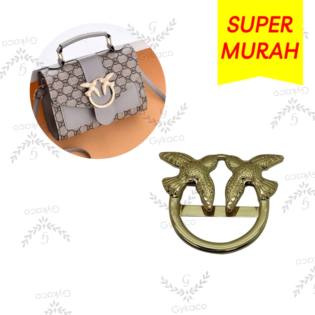 Variasi V161 Plat Tancap Bulat / Burung Variasi - Aksesoris Tas &amp; Dompet Wanita Fashion (IMPORT)