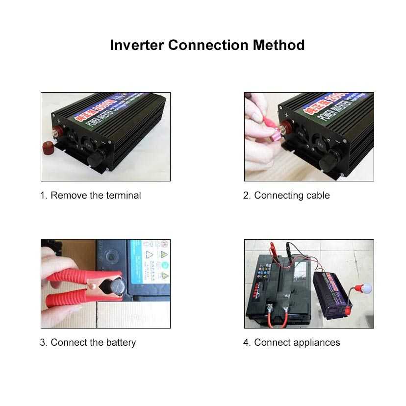 Power Inverter Mobil Ke Ac DC 12V/24 to AC 220V 4000W Pure Sine Wave CMZ-4000 2 USB Port LED