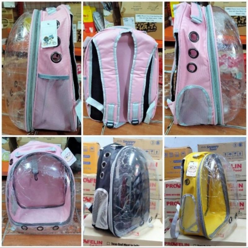 Tas Kucing Anjing ransel Tas astronot transparan kucing anjing