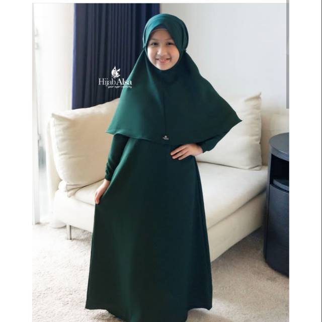 Hijab Alsa Gamis Mafaza Anak Kids Magelang READY