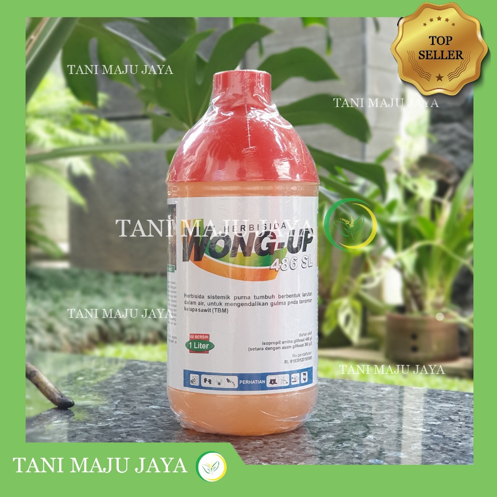 Herbisida Wong Up 486SL 1 Liter Pembasmi Gulma Rumput Liar Sistemik