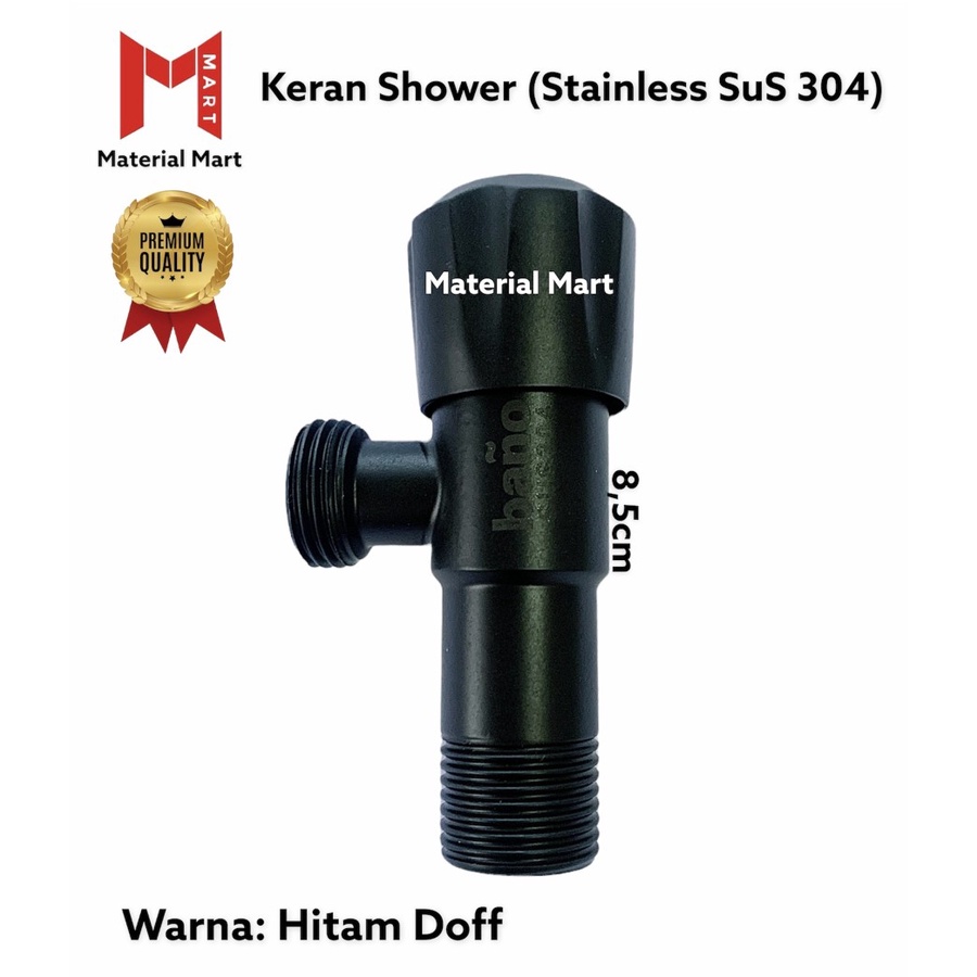 Keran Shower Stainless 1/2&quot; | Stop Kran Shower Closet Single 1/2 Inch Material Mart