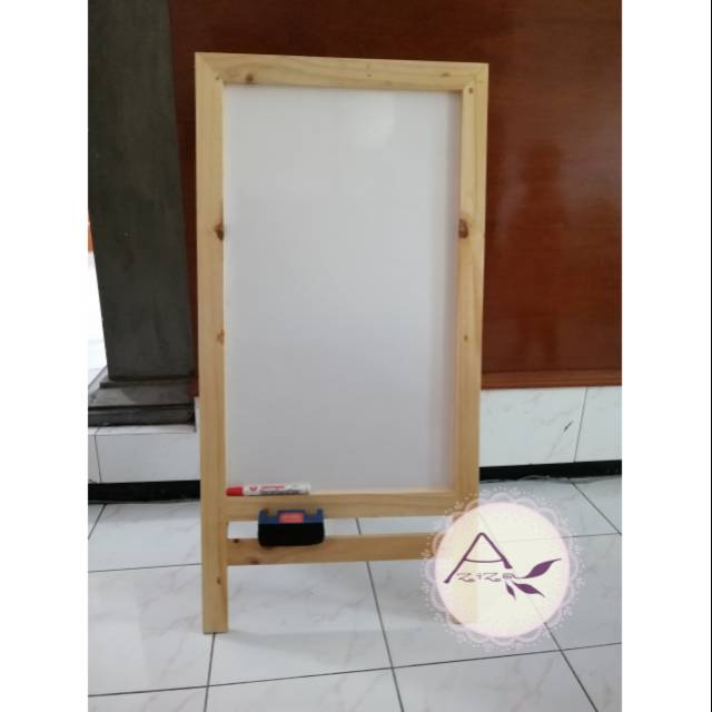 

Papan Tulis Whiteboard 100x60 Papan Menu Media Belajar Anak