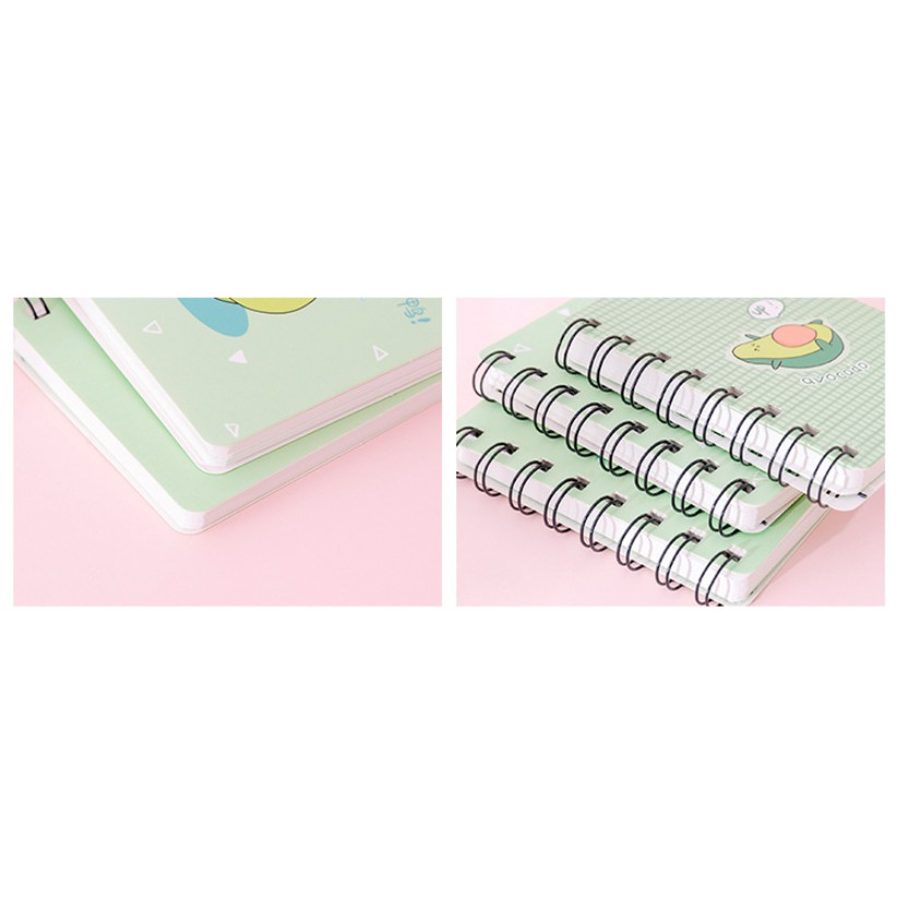 Notebook Gambar Kartun AVOCADO Lucu / Notes Buku Memo Mini Gambar Buah APUKAT Lucu / Buku Mini Imut