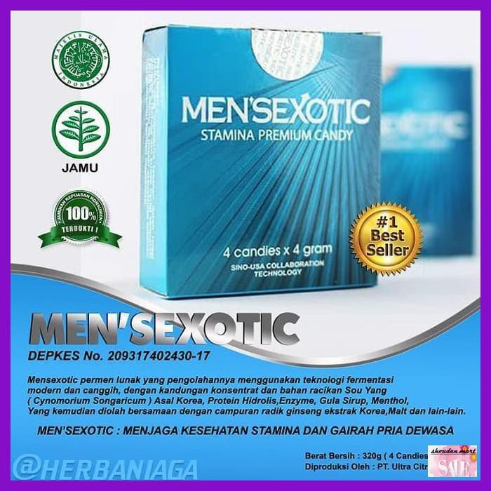 

DELAPANBELASPLUS- MENS'EXOTIC 1 BOX 4 CANDIES - PERMEN KEBUGARAN PREMIUM CANDY -ASLII.