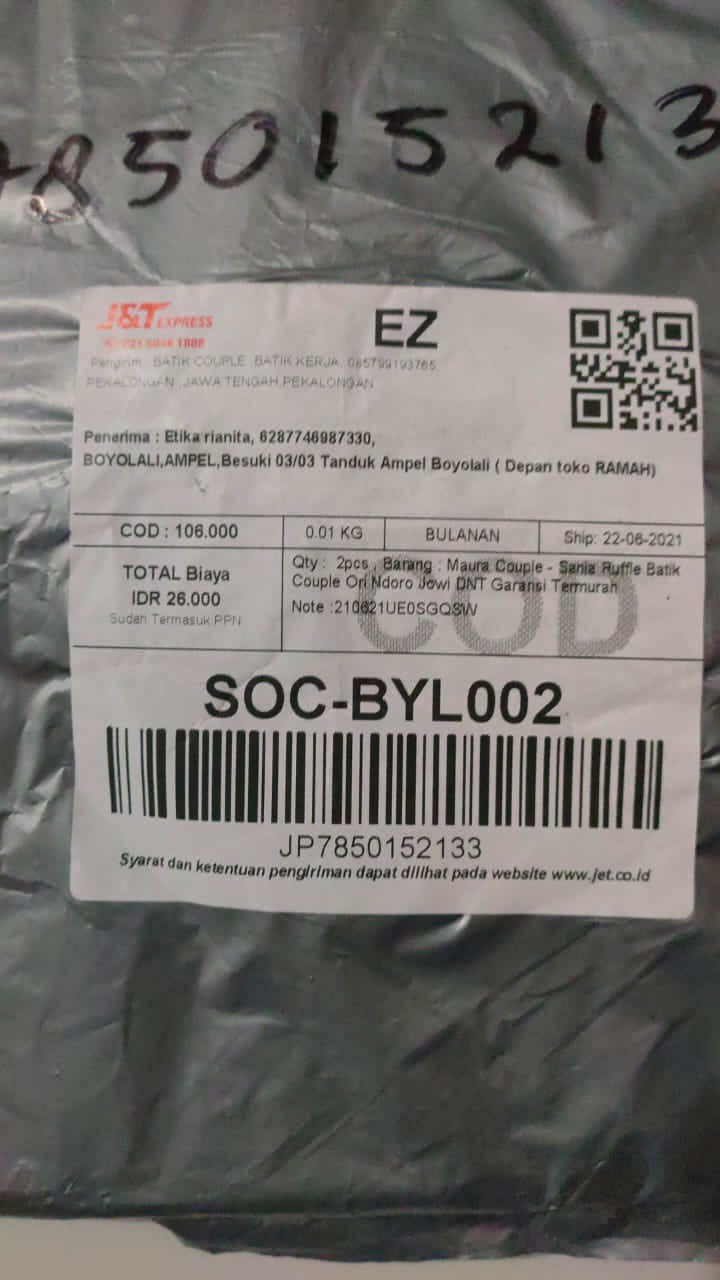 Maura Couple - Sania Ruffle Batik Couple Ori Ndoro Jowi Dnt Garansi Termurah Shopee -