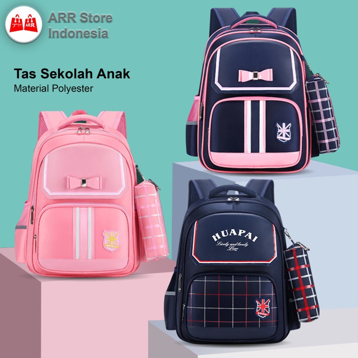 Tas Anak Perempuan SD TK Tas Ransel Anak Tas Gendong Anak Cewek SD/Ransel Sekolah SD Backpack Anak Sekolah