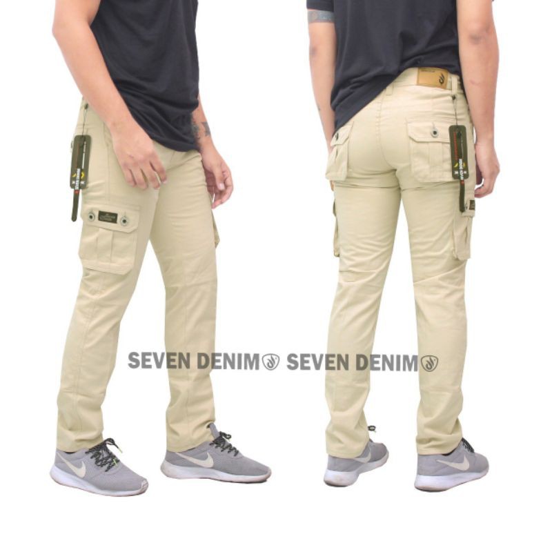 Drakstouns celana cargo panjang pria original