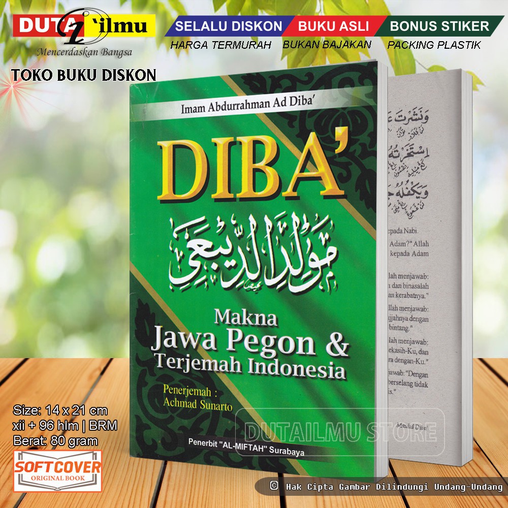 Kitab Maulid Diba' Makna Gandul & Indonesia