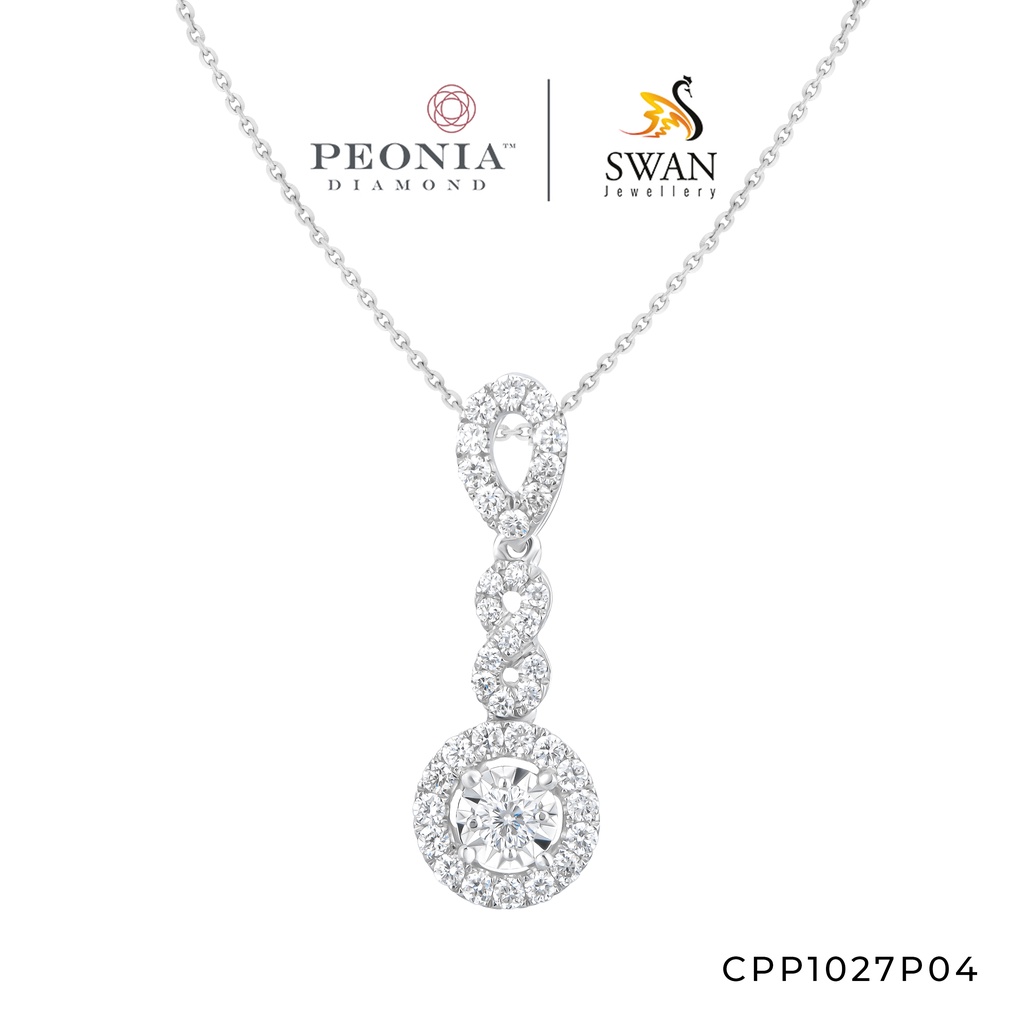 Peonia By Swan Jewellery - Liontin Berlian/Pendant CPP1027P04