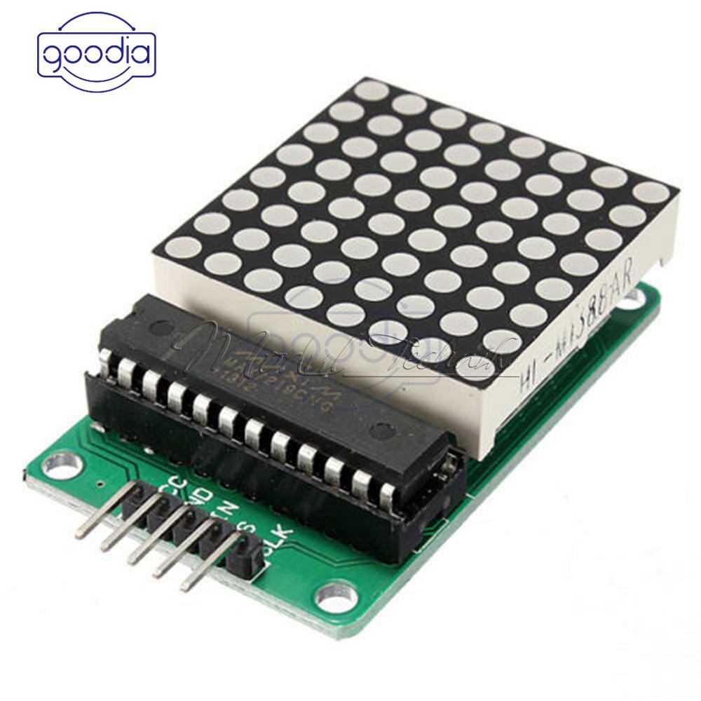 ✈【Fast/COD】✈ MAX7219 8x8 LED Punkt Matrix Modul Dot Matrix Module for Arduino Raspberry Pi