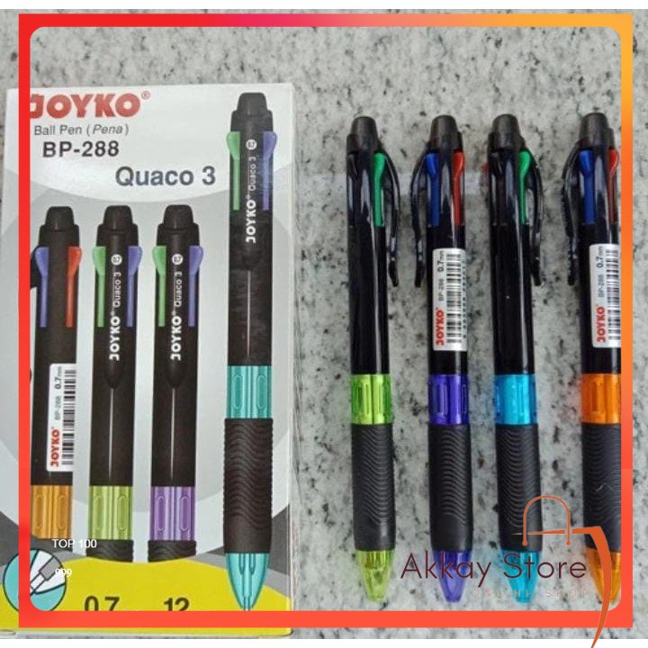 

Ballpen/ pena 4 warna joyko quaco BP-288