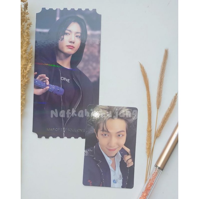 PHOTOCARD BTS KIM NAMJOON RM NAMU DVD MOTS ONE PC OFFICIAL