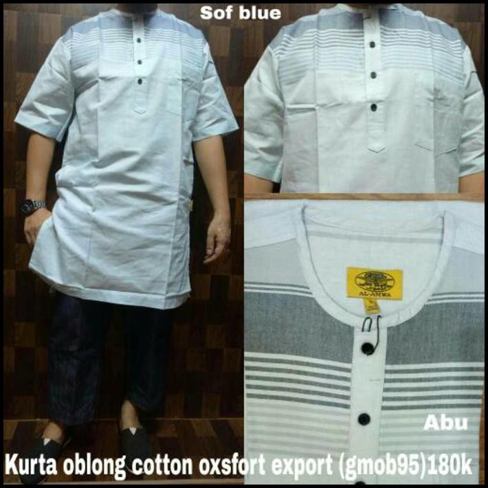 ATASAN MUSLIM GAMIS/KURTA COTTON TWILL AL AMWA MURAH LARIS