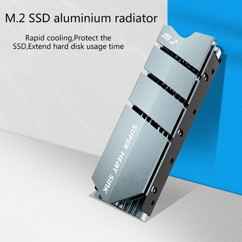 Bt Ultra-Tipis Untuk M.2 SSD Heat Sink M2 2280solid State Hard Disk Heatsink Aluminium