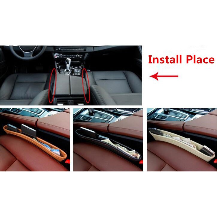 Storebox Car Seat Gap Filler Pembatas Tempat Duduk Mobil - C37422 - Black