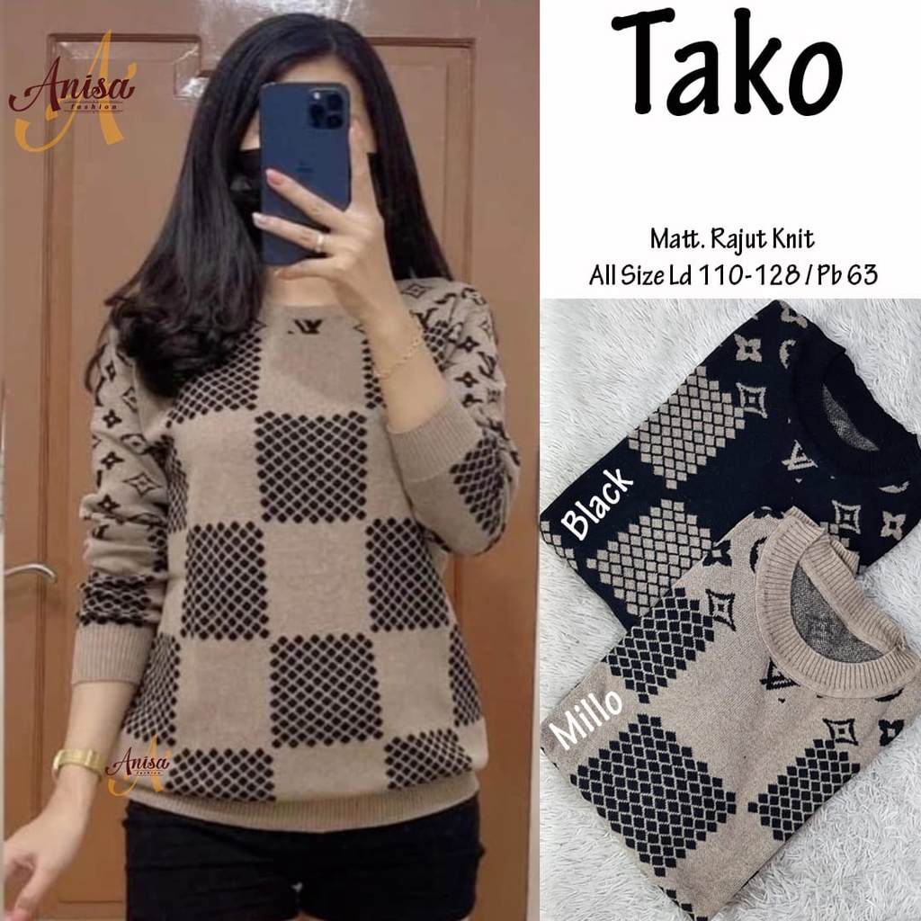 ATASAN BLOUSE RAJUT WANITA REMAJA SANTAI KEKINIAN BLUS KNIT CASUAL TERBARU