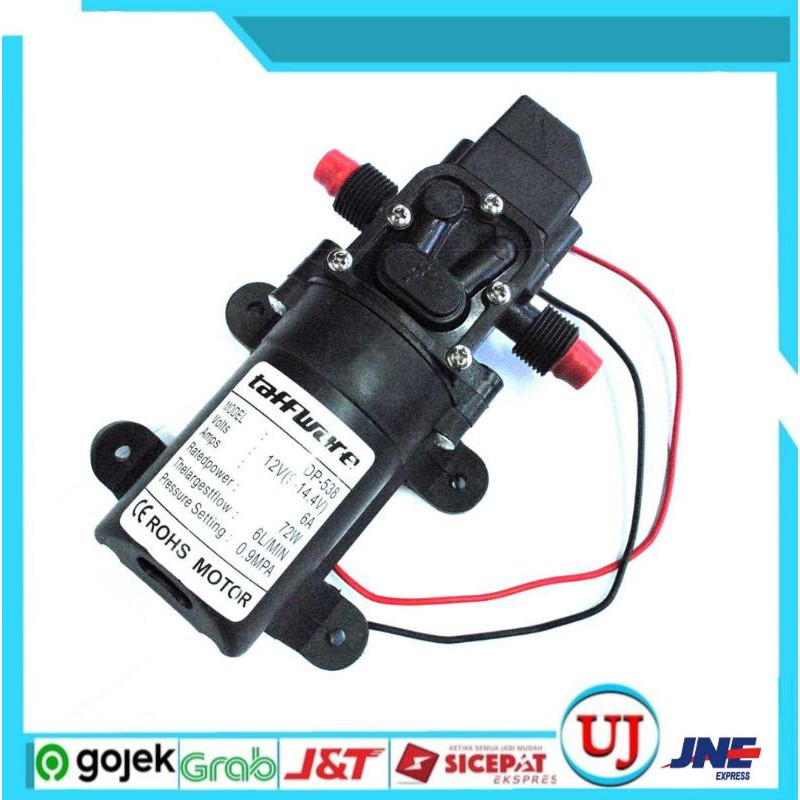 Pompa Air Elektrik High Pressure 12V 72W 130PSI DP-538