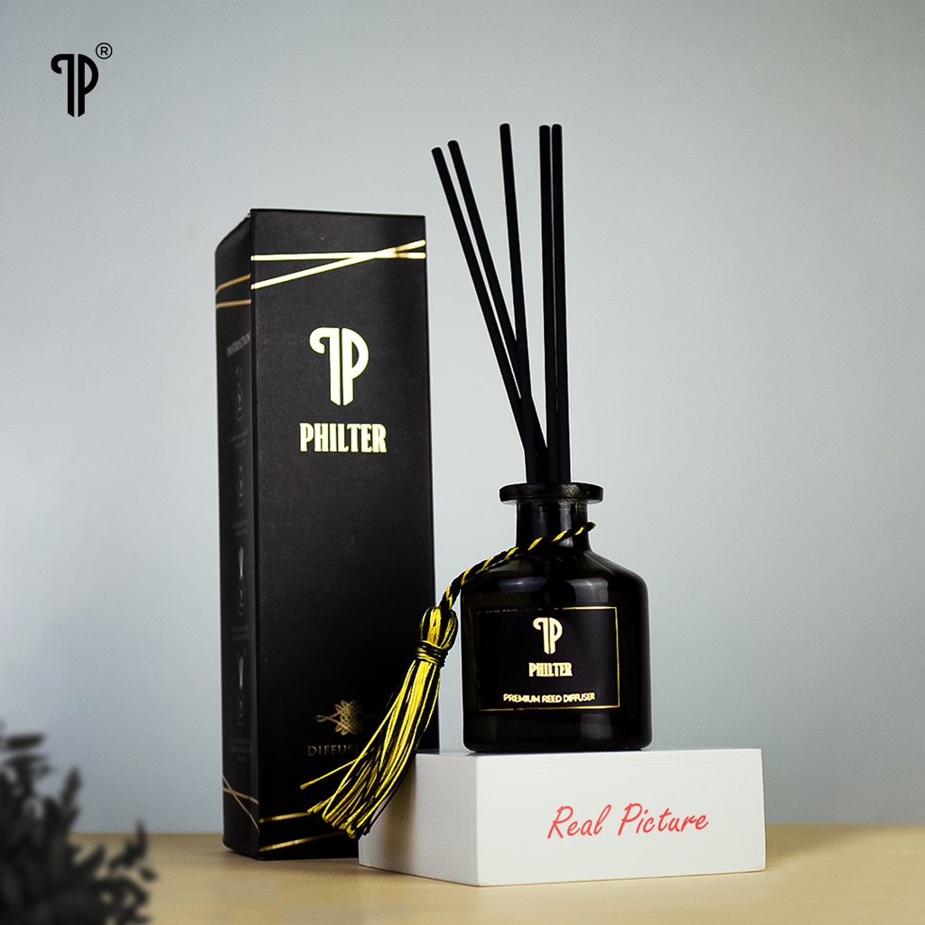 Reed Diffuser / Pengharum Pewangi Ruangan Aromaterapi Reed Stick Diffuser Essential Oil 50 ML Philter Premium