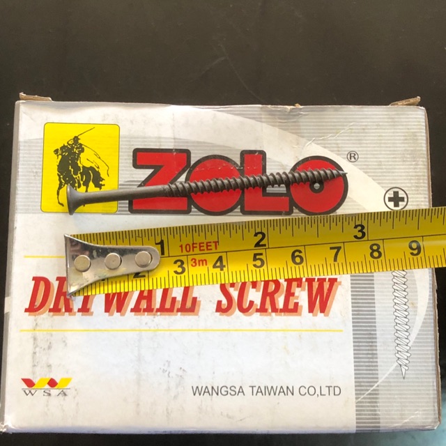 Sekrup Gypsum Zolo 6x3” (7cm) per Kotak