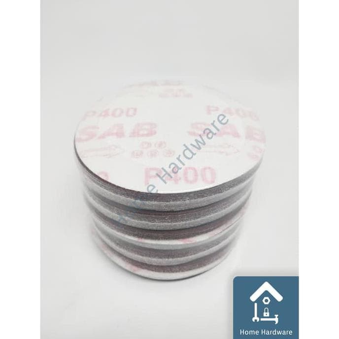 Amplas Bulat Velcro Disc 4 inci