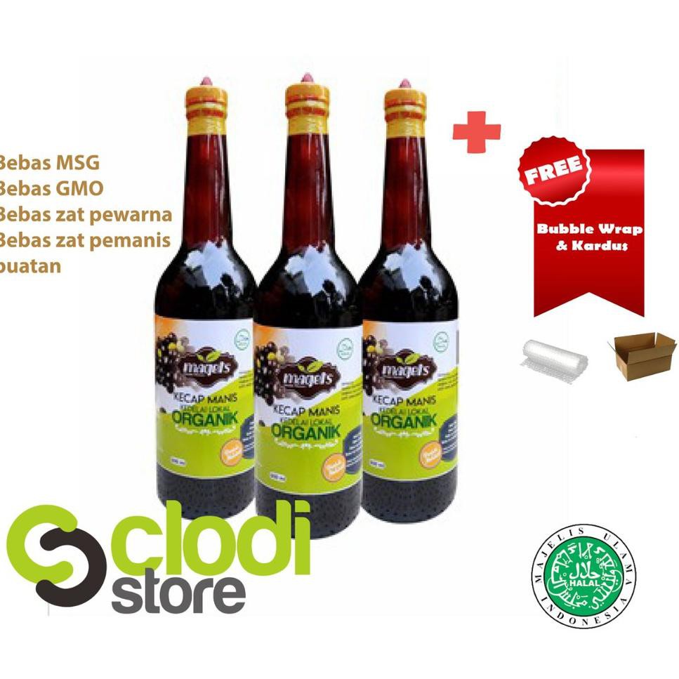 

AdA BanyAk's Kecap Organik Magels 600ml MPASI Bayi Kedelai Lokal Tanpa MSG |K4W004 !!!!