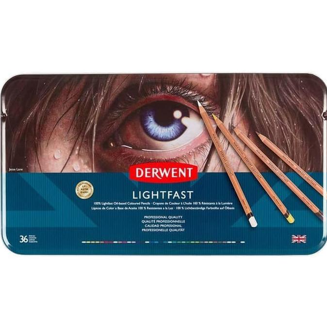 

derwent lightfast color pencil 36 color ---READY---