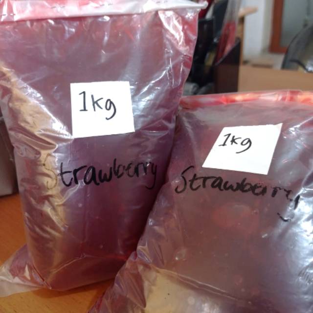 Selai Strawberry Marfela / Selai Stroberi Repack 1Kg Termurah