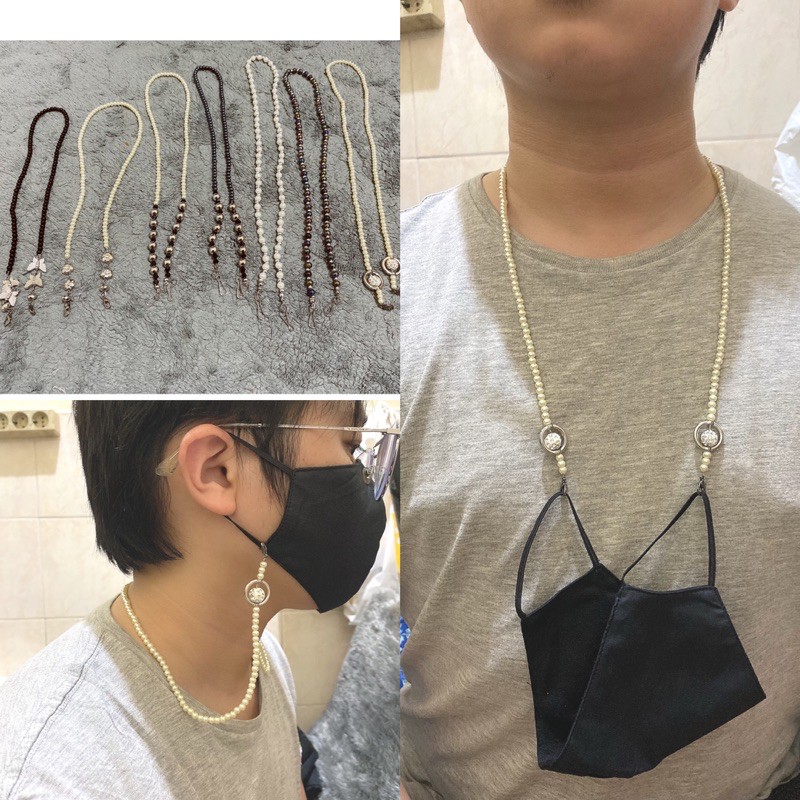 STRAP MASKER / MASKER STRAP / STRAP MASKER KOREA / STRAP MASKER MUTIARA / STRAP MASKER PREMIUM