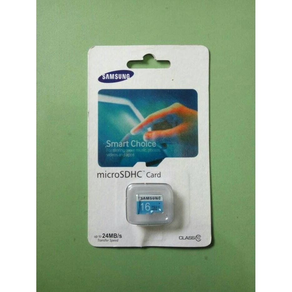 Lucu Microsd Memory Card Kartu Memori Samsung 16Gb Class 10/Memori 16Gb Bergaransi