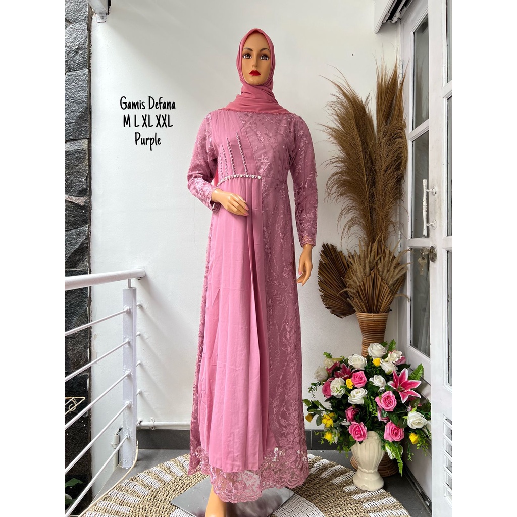 GAMIS PESTA TERBARU/ GAMIS DRFANA PREMIUM/ GAMIS KONGANGAN/ GAMIS TILE/ GAMIS/ GAMIS KEBAYA TERBARU 2022/ GAMIS BRUKAT MEWAH/ GAMIS WISUDA/GAMIS PESTA KEKINIAN