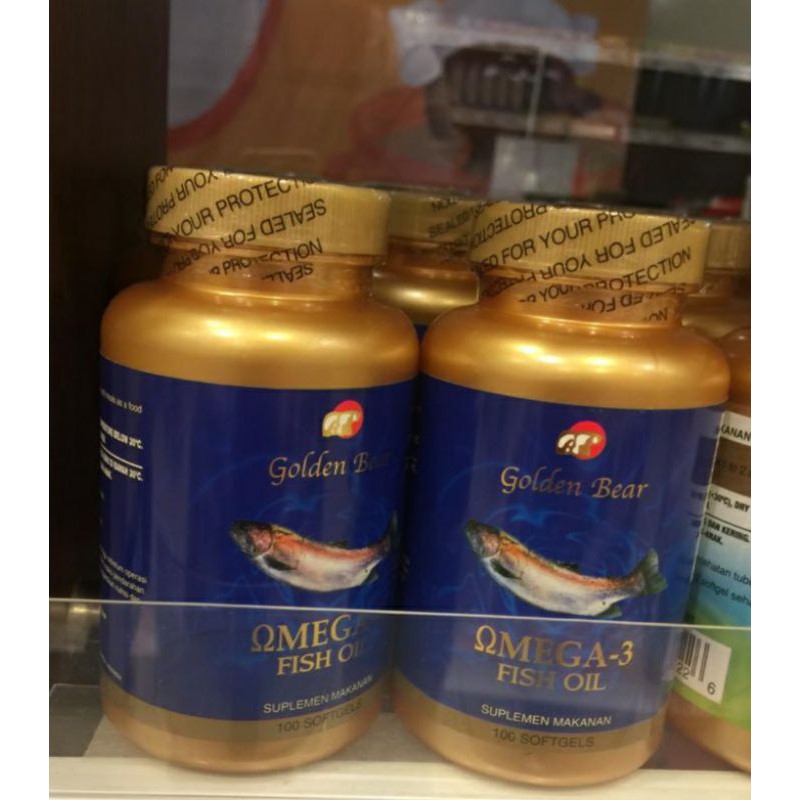 Golden Bear Salmon oil omega 3 fish oil 100 Softgel