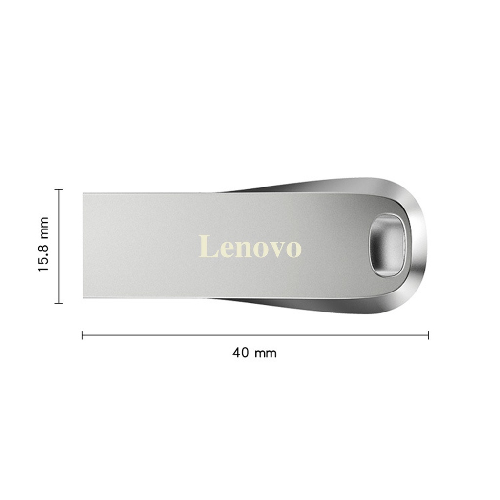 (Huluboy) Lenovo 1TB / 2TB Flash Disk USB Transfer Data High Speed Anti Air Bahan Metal Untuk PC