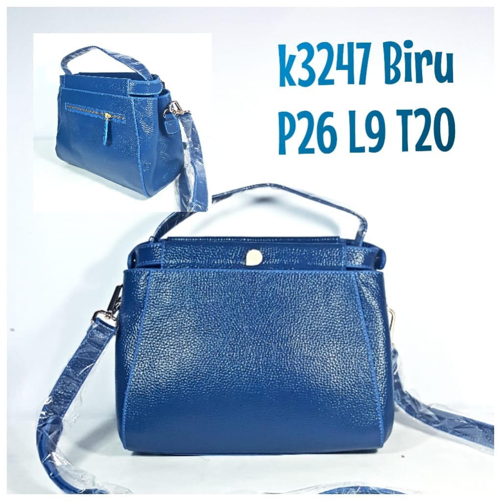 Tas Kulit Papillon Original K3247 Biru
