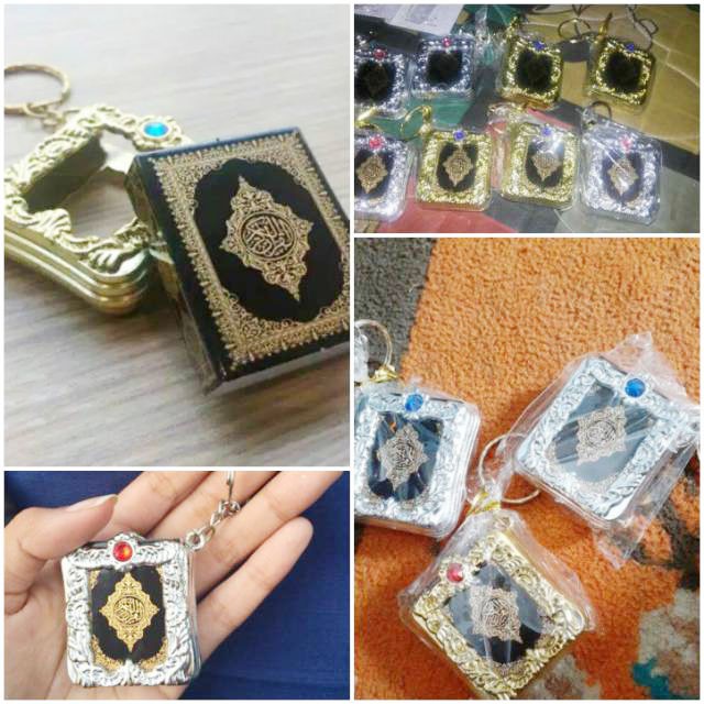 Gantungan Kunci Al-Qur'an Mini / Souvenir Gantungan Kunci Al Quran / TV-91