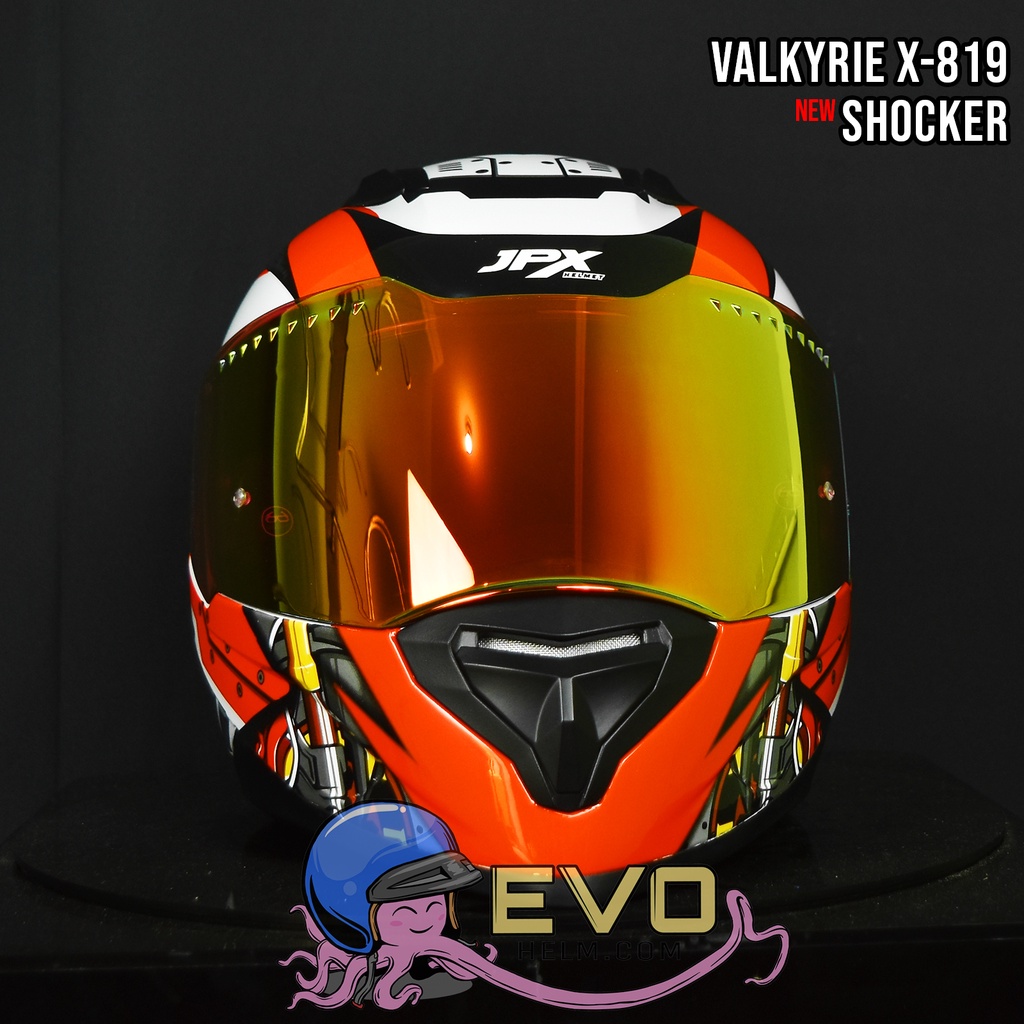 HELM JPX X-819 VALKYRIE SHOCKER - HELM JPX SHOCKER MANDALIKA